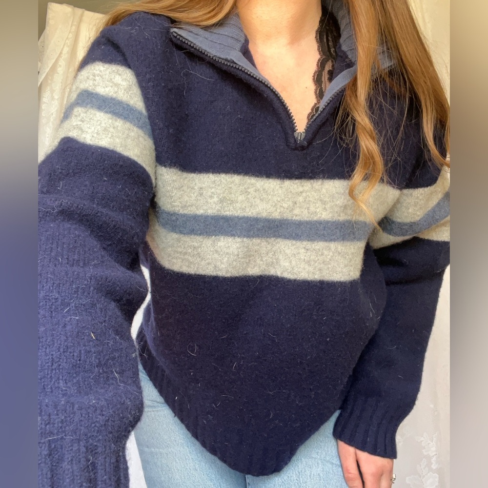 SOLD Vintage 1990’s Gap wool sweater, lambswool sweater, grandpa sweater